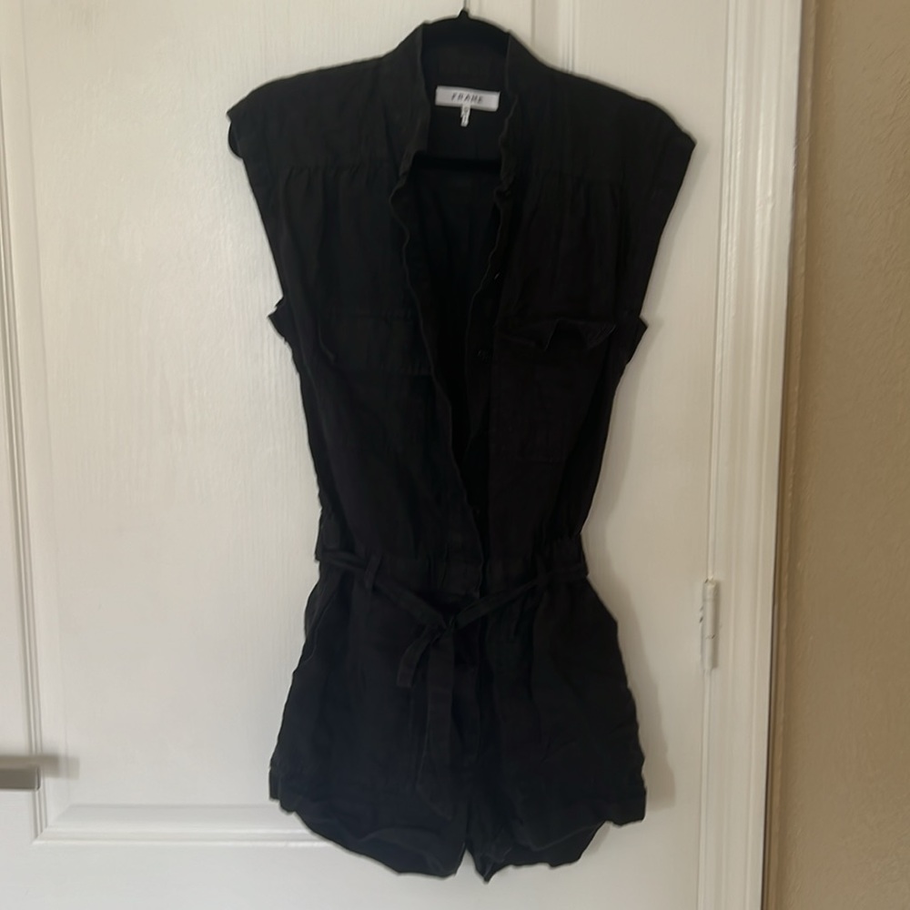 Frame Linen Romper - Picture 5 of 9